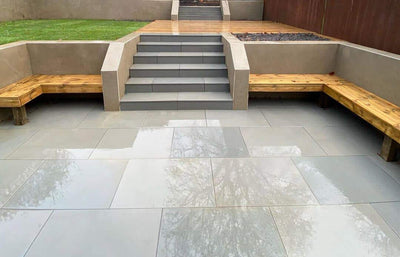 Indian Sandstone Paving in the United Kingdom